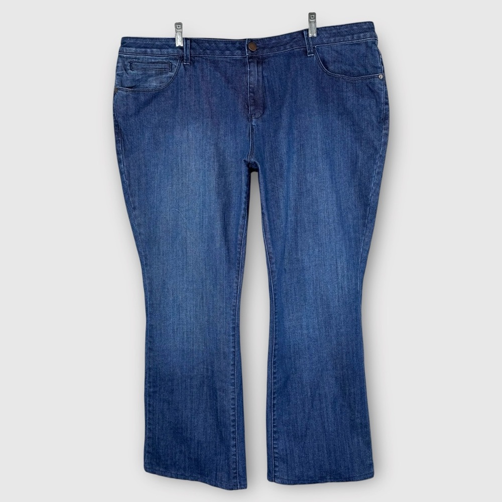 Coldwater Creek bootcut jeans 22 dark mid rise western stretch denim boot cut